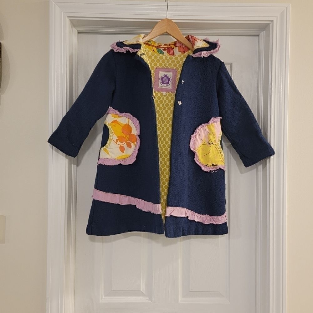 Lanna Mae Brown Girls Overcoat large